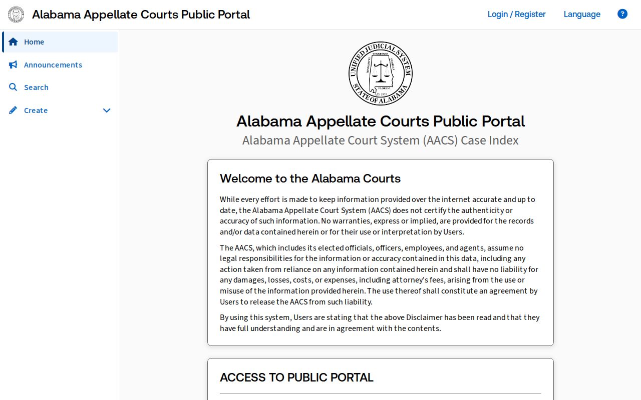 Lamar County court records appellate portal access